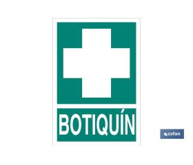 Señal de Botiquín Luminiscente y Adhesiva