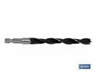 Broca para madera mango hex. 1/4”