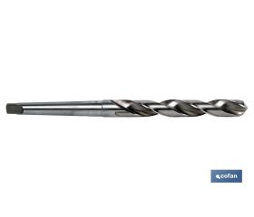 Brocas mango cónico cobalto HSS-CO DIN 345N