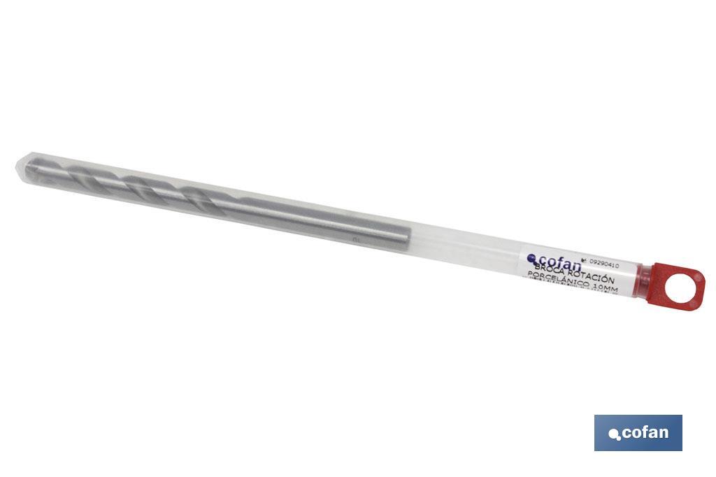 BROCA ROTACIÓN PORCELÁNICO 4MM