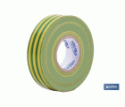 Cinta Aislante 180 Micras | Color amarillo/verde | Resistente al voltaje, al calor y a diferentes ácidos y alcalinos