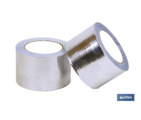 CINTA DE ALUMINIO 30 MICRAS 50 MM X 10 M