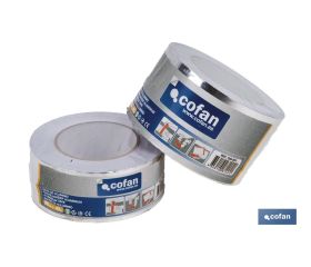 CINTA DE ALUMINIO 30 MICRAS 50 MM X 10 M