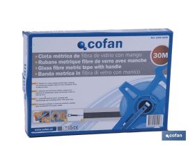 CINTA METRICA FIBRA VIDRIO CON MANGO 30 M