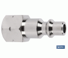 Conector de aire rosca hembra 1/2 | Acoplador rosca hembra BSP 1/2” para instalaciones neumáticas