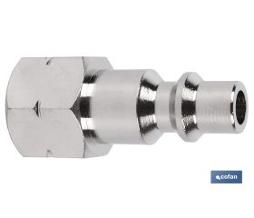 Conector de aire rosca hembra 1/2 | Acoplador rosca hembra BSP 1/2” para instalaciones neumáticas