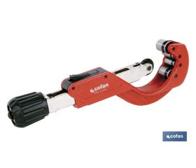 Cortatubos de 4 rodillos | Para tubos de plástico | Diámetro: 6-67 mm | Sistema ICS (Instant Change System)