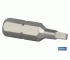 Punta Cuadrada para atornillador de Acero | Modelo 1/4 Robertson Estándar | Longitud 25 y 50 mm
