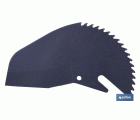 Recambio de cuchilla| Para tijera cortatubos | Diámetro: 63 mm (2 1/2) | Fabricada en acero inoxidable