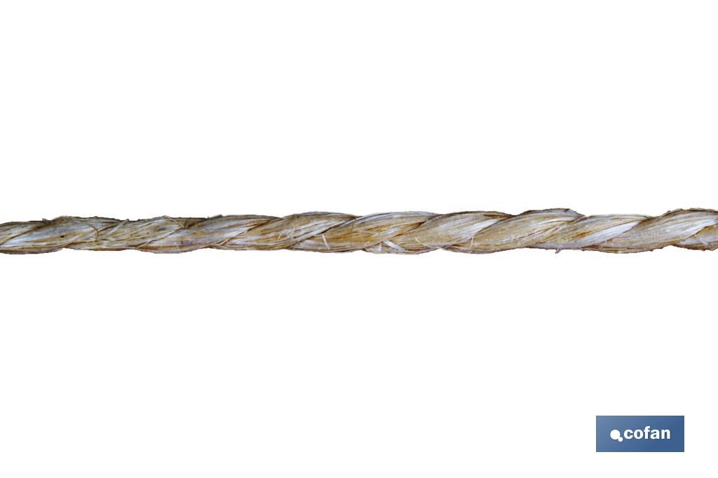 BOBINA SISAL PITA 2 CABOS 750 GRS NATURAL