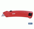 Cúter retráctil Zamak | Cuerpo compacto y ligero | Fabricado en acero inoxidable | Ideal para manualidades