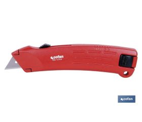 Cúter retráctil Zamak | Cuerpo compacto y ligero | Fabricado en acero inoxidable | Ideal para manualidades