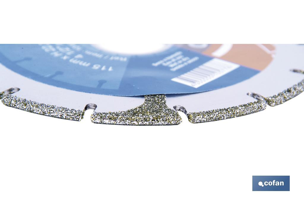 DISCO ELECTRODEP.  REFORZ. 115 MM