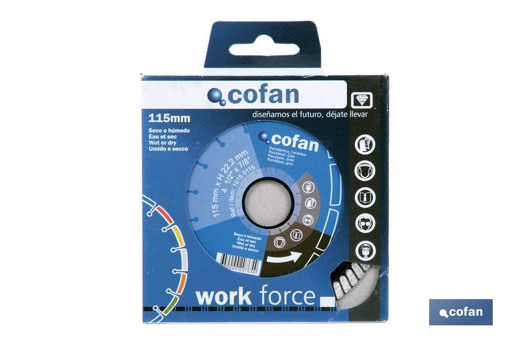 DISCO DIAMANTE TURBO EXTRAFINO 115mm.