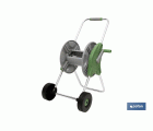 Enrollador de Manguera con Ruedas | Carro de manguera portátil | Fácil y cómodo de transportar