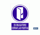 Es obligatorio cerrar las puertas