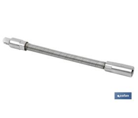 Extensión flexible | Fabricada en acero al cromo vanadio | Longitud de la extensión: 150 mm
