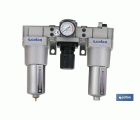Filtro regulador presión + Lubricador rosca 1/2 | Filtro Regulador Aire Comprimido de Compresor