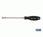 Destornillador flexible con hexágono interior hembra | Modelo Comfort plus | Medida de huella desde SW-6, 7 y 8 mm