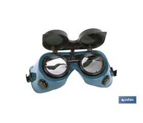 Gafas de Seguridad | Para Soldadores | Lentes Abatibles | EN 166/EN 175