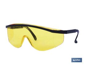 Gafas de Seguridad | Lente Color Amarillo | Protección UV | EN 166:2001