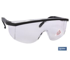 Gafas de Seguridad | Con lente clara | Modelo Estándar | EN 166:2001