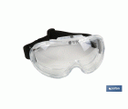 Gafas de Protección contra Proyecciones | Confortables y Ligeras | Ajuste con Goma | Protección UV | 12 Unidades