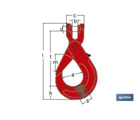 GANCHO ALTA SEGUR. CONEX. DIRECTA 2TN