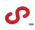 Gancho S Color Rojo
