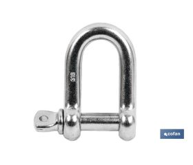 Grillete Recto Galvanizado