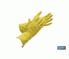 Guantes de látex flocado | Agarre y sujeción óptimos | Protegen y cuidan la piel | Ideales para tareas de limpieza