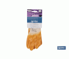 GUANTES NITRILO AMARILLO T-10