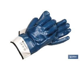 Guantes americanos de nitrilo azul | Para múltiples usos | Resistentes y duraderos | Cómodos y seguros