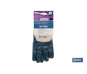 BLÍSTER DE GUANTE DE NITRILO AZUL TALLA 9 VENTA UNITARIA