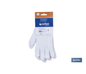 GUANTE DE PUNTO ALGODON C/PUÑO ELASTICO