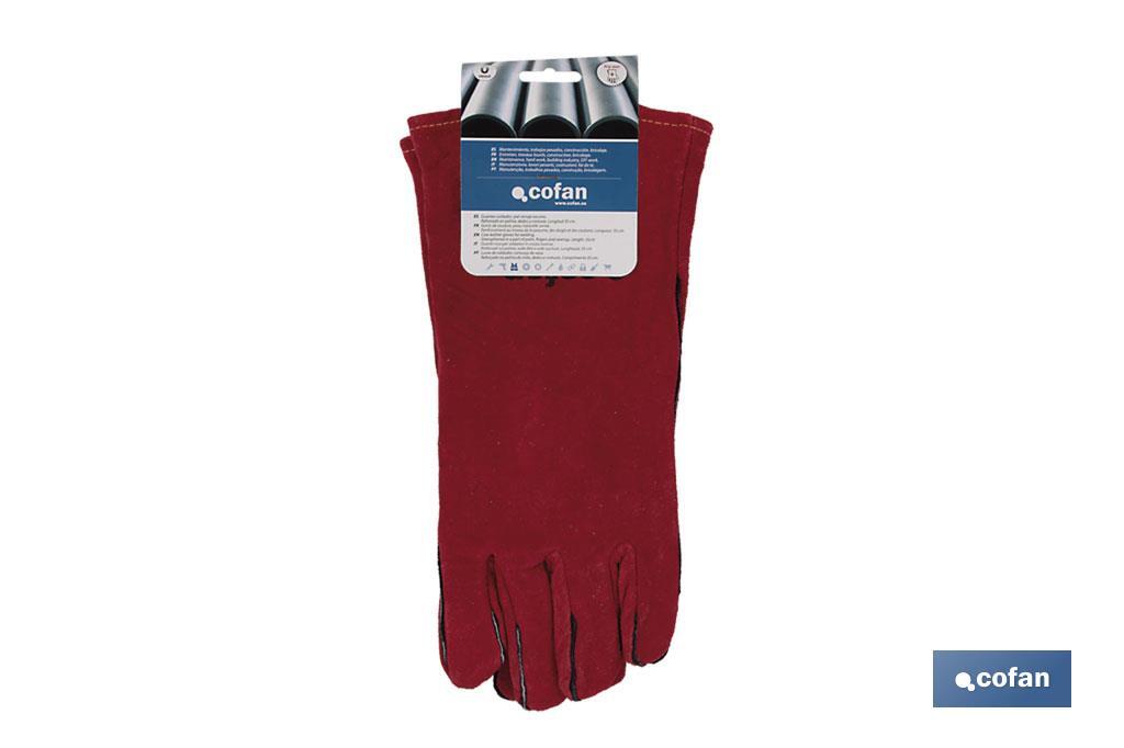 GUANTE ROJO SOLDADOR