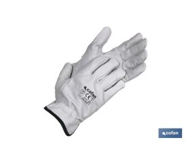 Guantes de piel de vacuno | Calidad estándar | Seguros y cómodos | Resistentes y duraderos