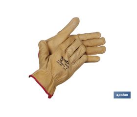 Guantes de piel de vacuno | Repelentes al agua | Seguros y cómodos | Resistentes y duraderos
