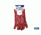 GUANTE PVC ESTANCO ROJO DE 27 Cms.