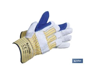 Guantes de serraje americano reforzados | Especiales para carga y descarga | Diseño industrial y resistente