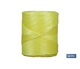 Hilo de Rafia Sintética Amarillo