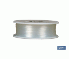 Hilo de Sedal Monofilamento de Nylon 100% Blanco