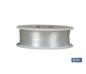 Hilo de Sedal Monofilamento de Nylon 100% Blanco