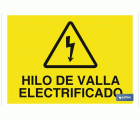 Hilo de valla electrificado