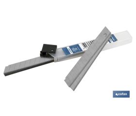 Cuchillas de repuesto para cúter | Recambio de 10 unidades | Cuchilla de cúter troceable