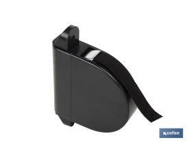 RECOGEDOR ABATIBLE PERSIANA NEGRO 6MX14 MM