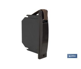 RECOGEDOR CINTA PERSIANA COMPACTO MARRÓN 14 MM