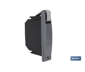 RECOGEDOR CINTA PERSIANA COMPACTO GRIS 20 MM