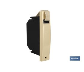 RECOGEDOR CINTA PERSIANA COMPACTO MARFIL 20 MM