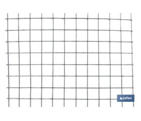 MALLA ELECTROSOLDADA GALV.25X25X2,0MM (1X25M)